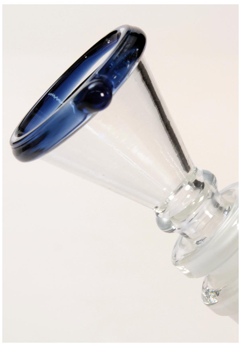 Black Leaf Glass Bong Ice 4-Arm Percolator