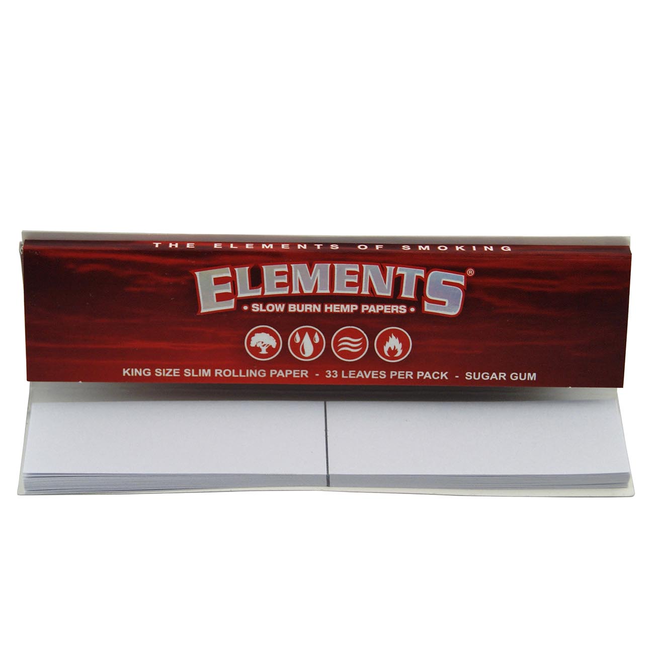 ELEMENTS RED CONNOISSEUR Hemp Papers KSS mit Tips