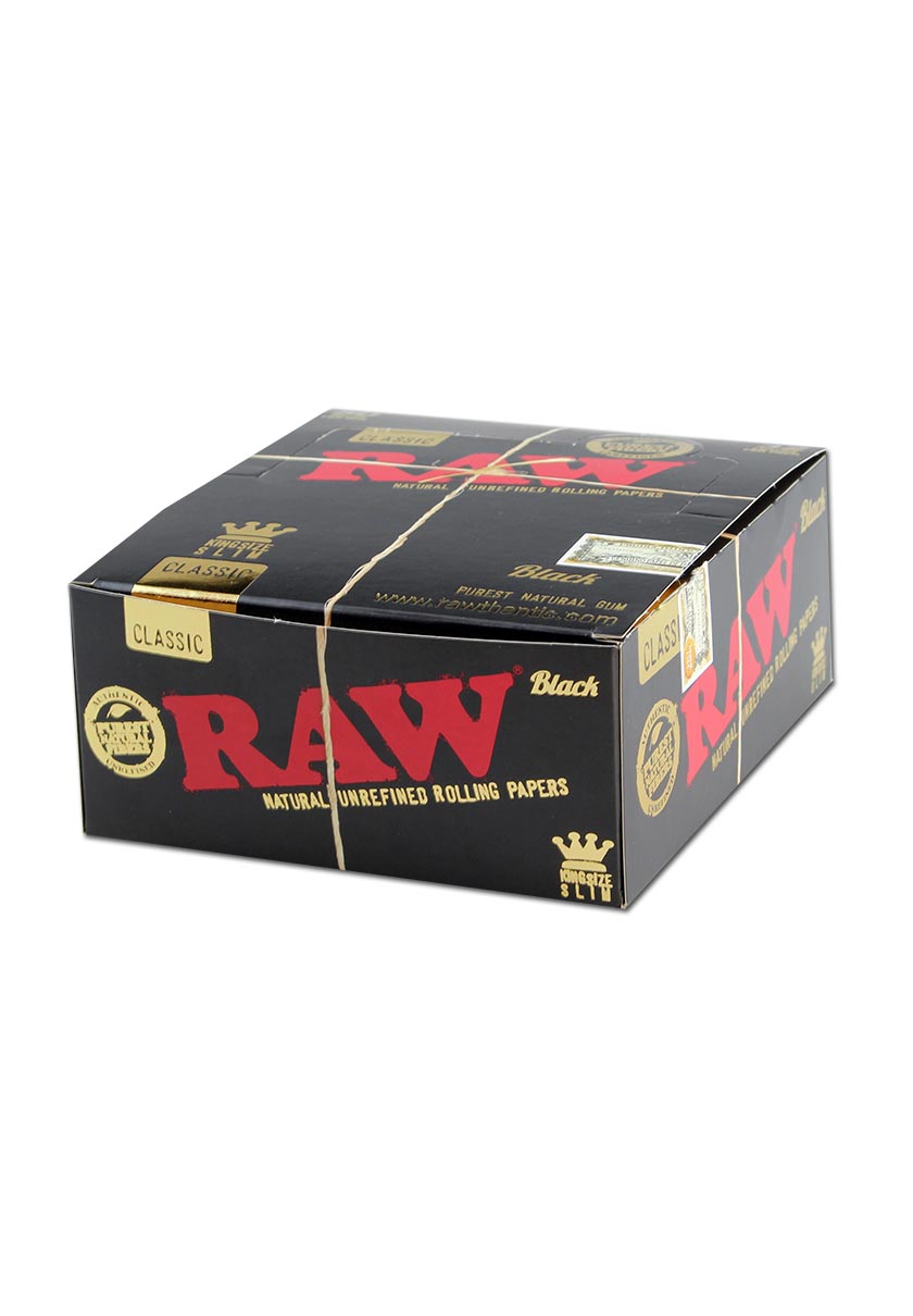 RAW Black Papers King Size Slim Extra Fine