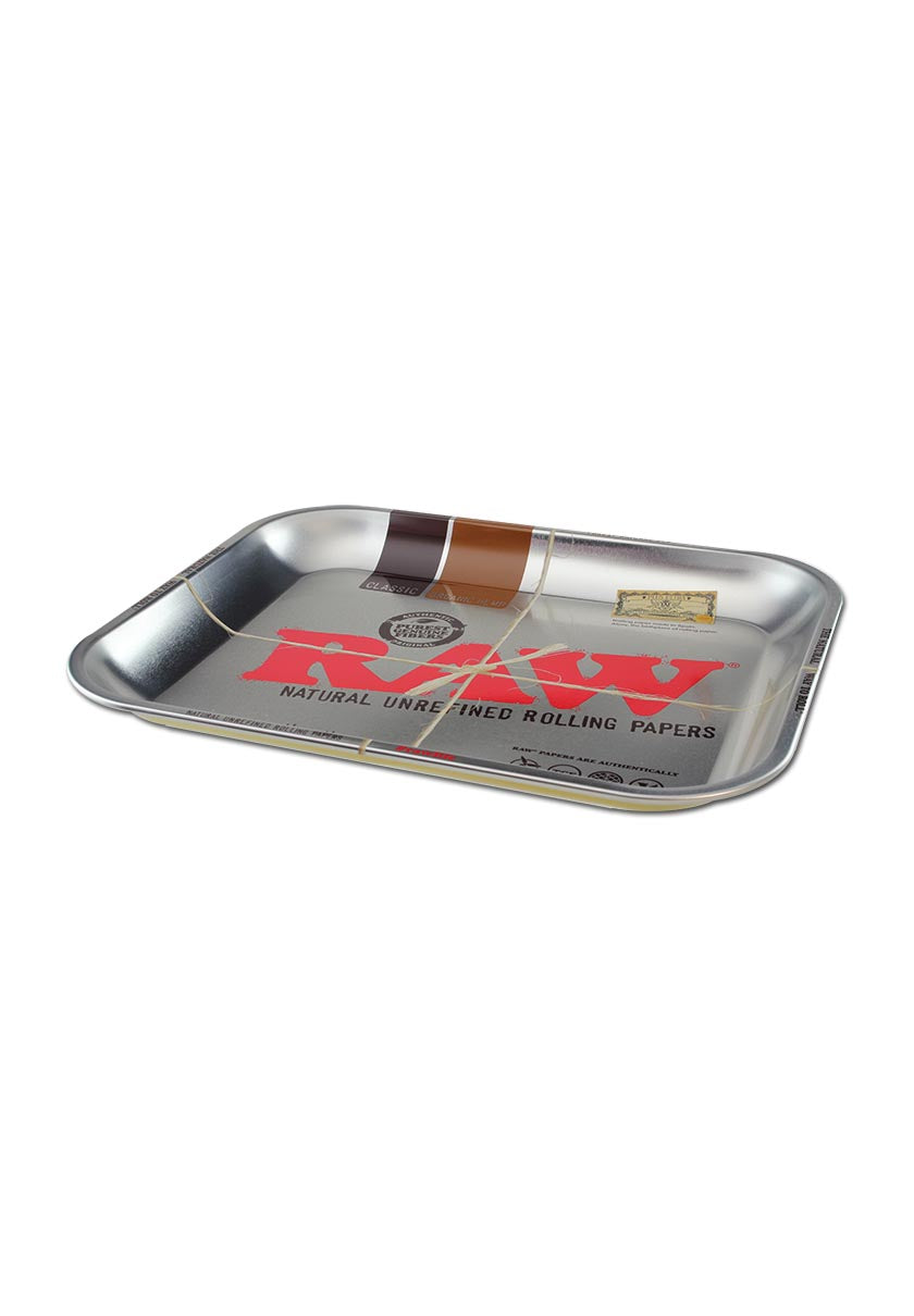 RAW Metal Rolling Tray silber