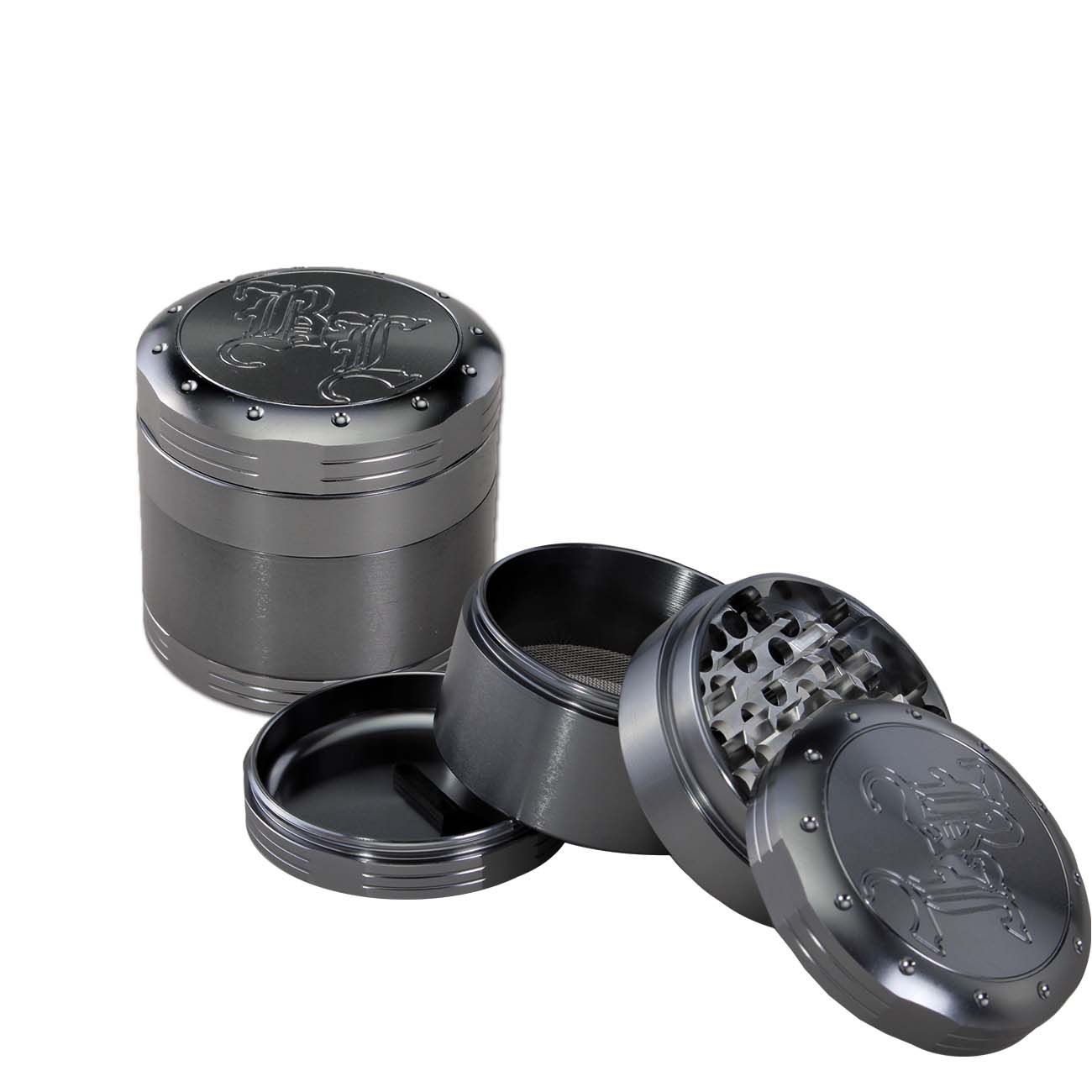 Black Leaf Deep Engraving Grinder 4-tlg.