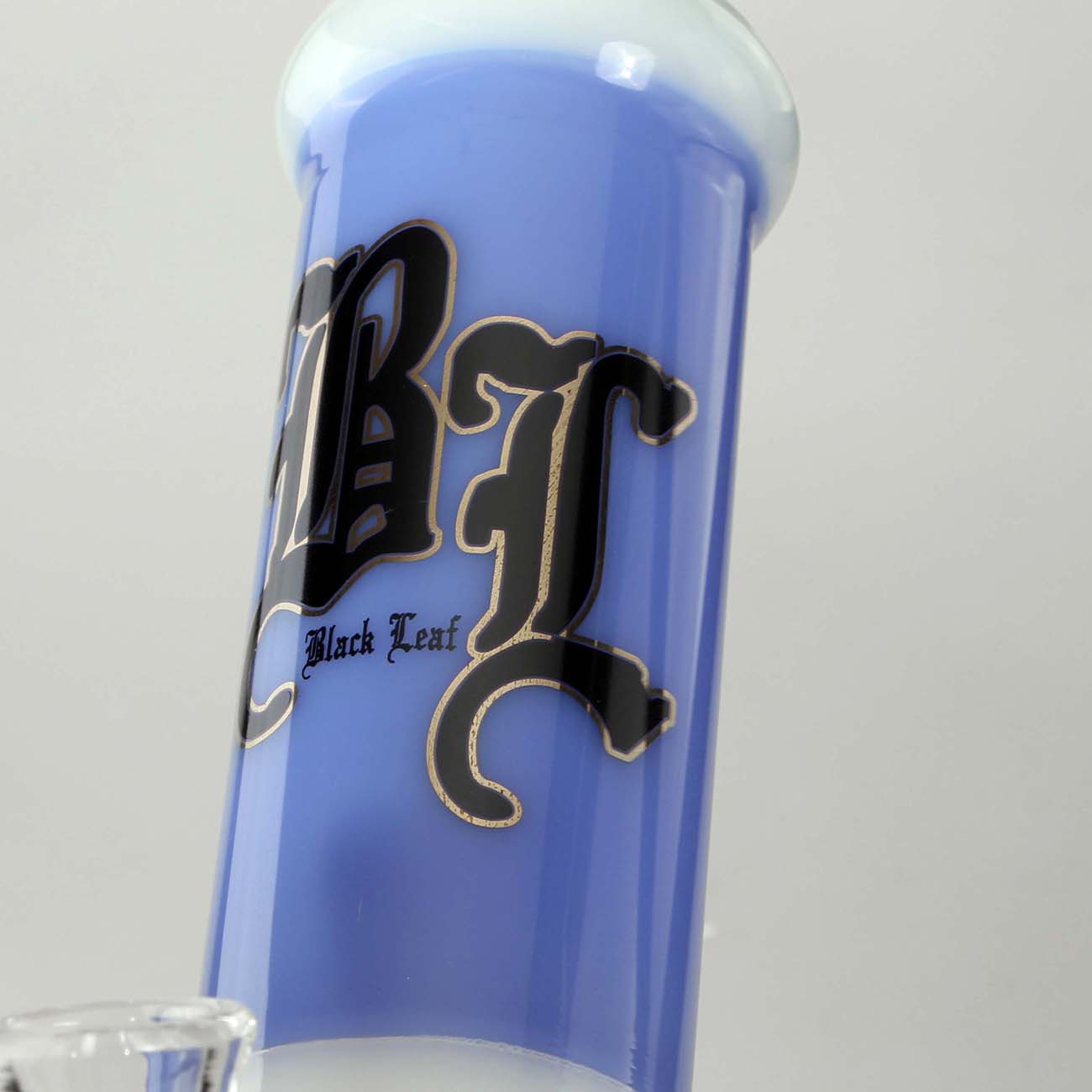 Black Leaf 2Blue Zylinderbong Ice blau