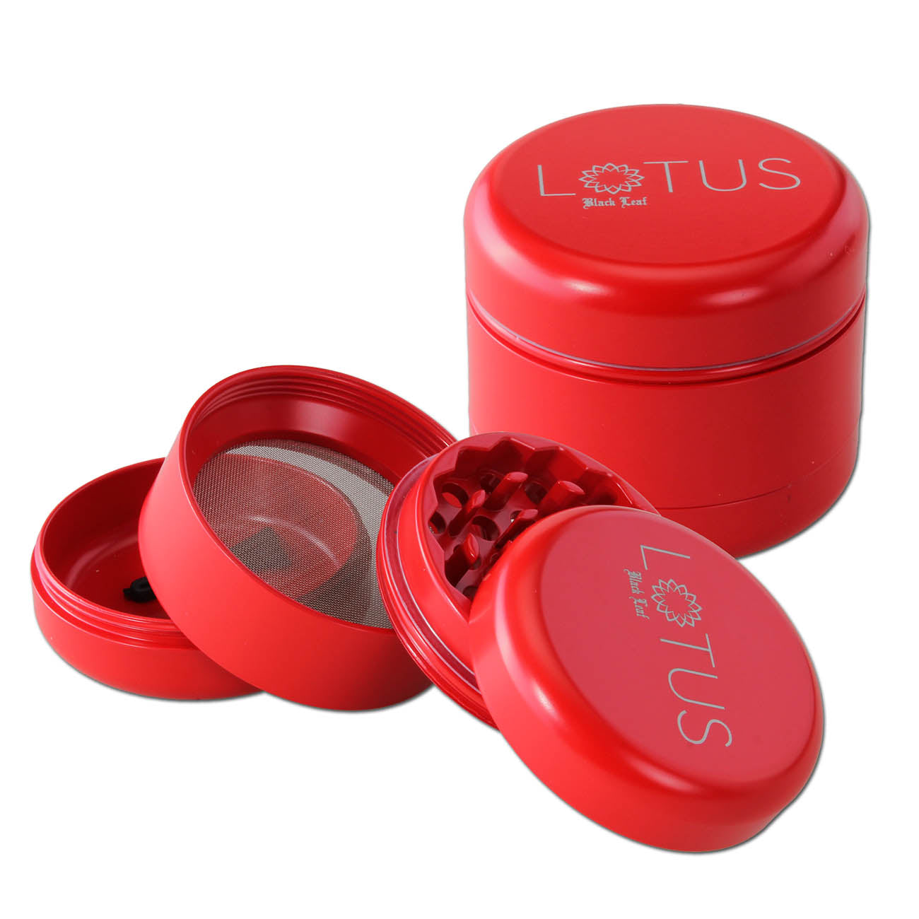 Black Leaf Lotus Grinder 4-tlg. keramikbeschichtet