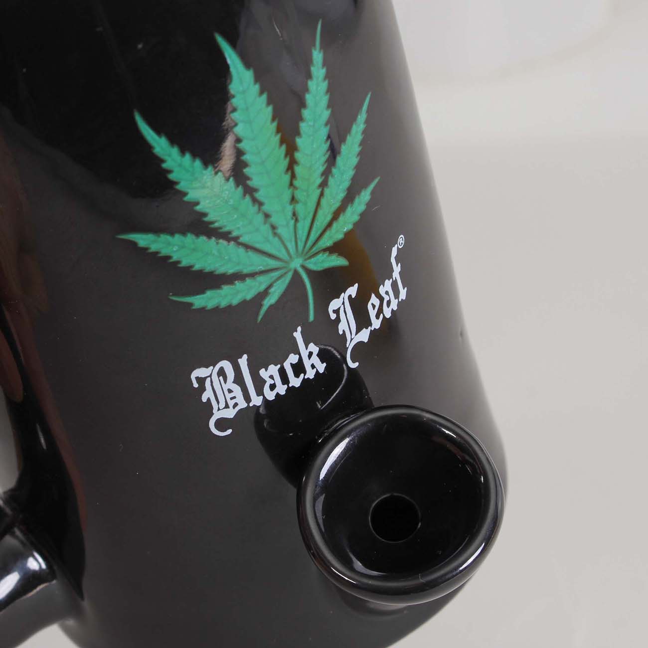 Black Leaf Becherbong Wake+Bake aus Keramik