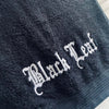 Black Leaf Handtuch gesticktes Logo