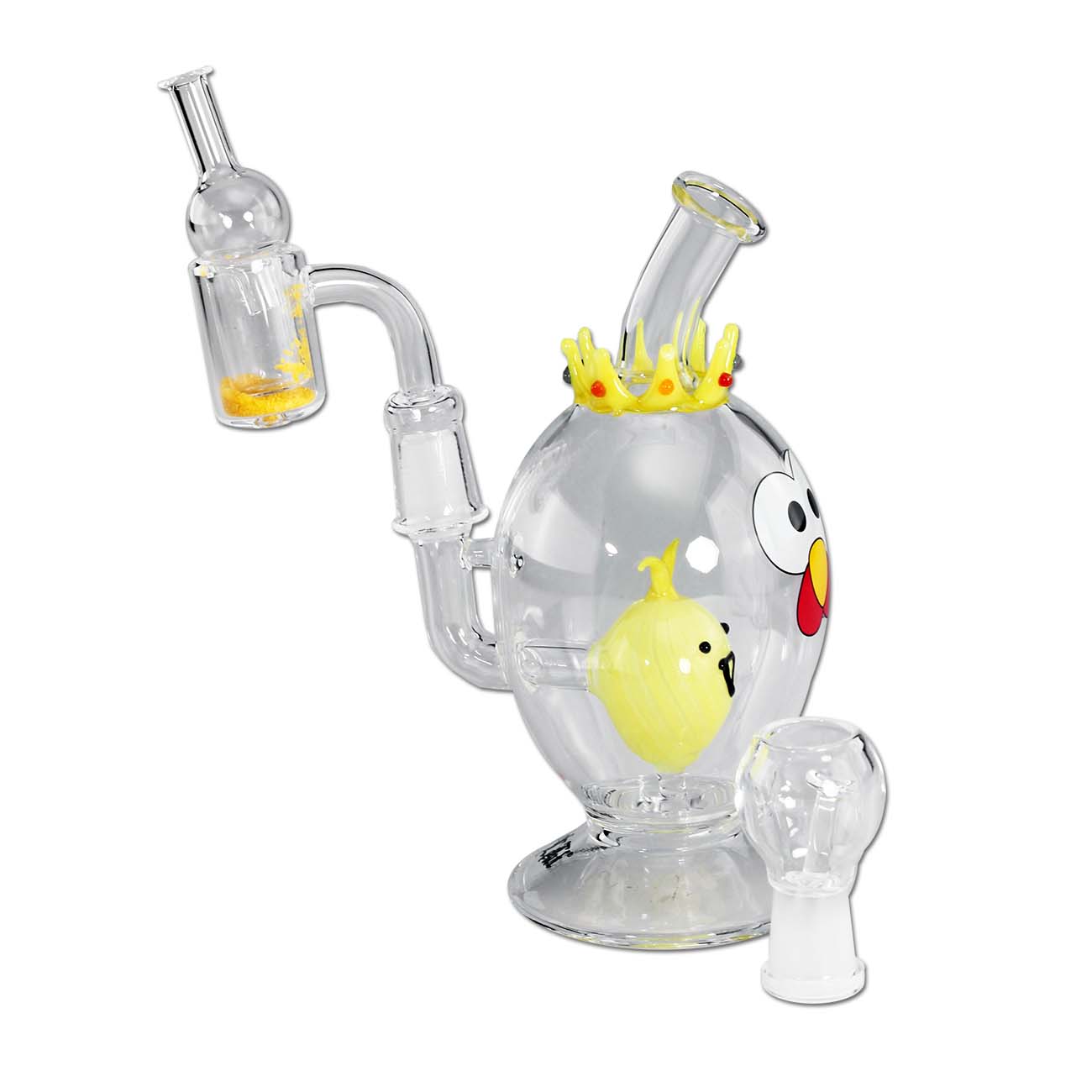 Black Leaf King Egg Ölbong Perkolator