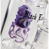 Black Leaf octopus bong shower head percolator purple