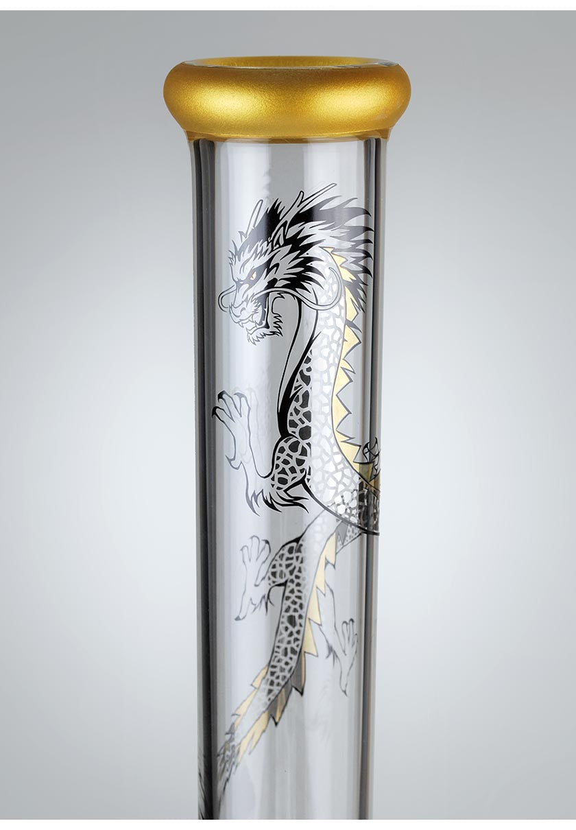 Black Leaf Golden Dragon Icebong mit Vorkühler