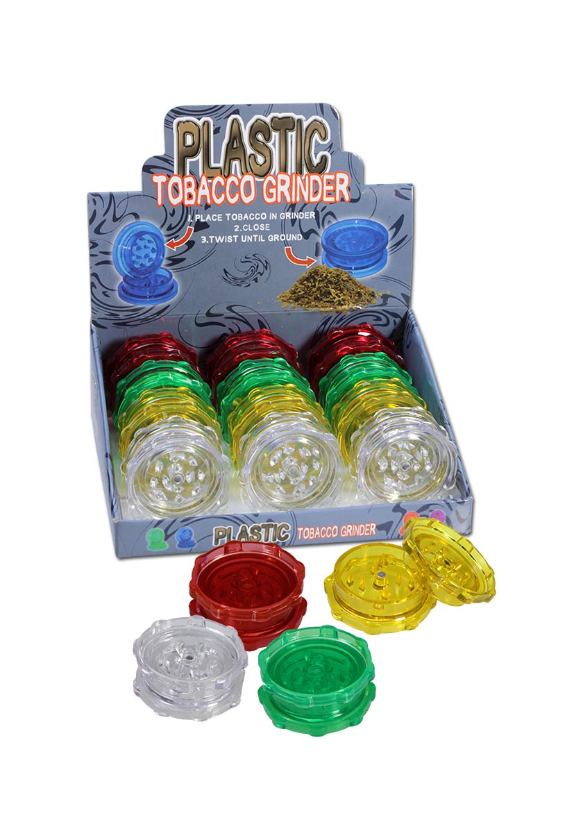 Grinder 2tlg. Plastik gem. Farben