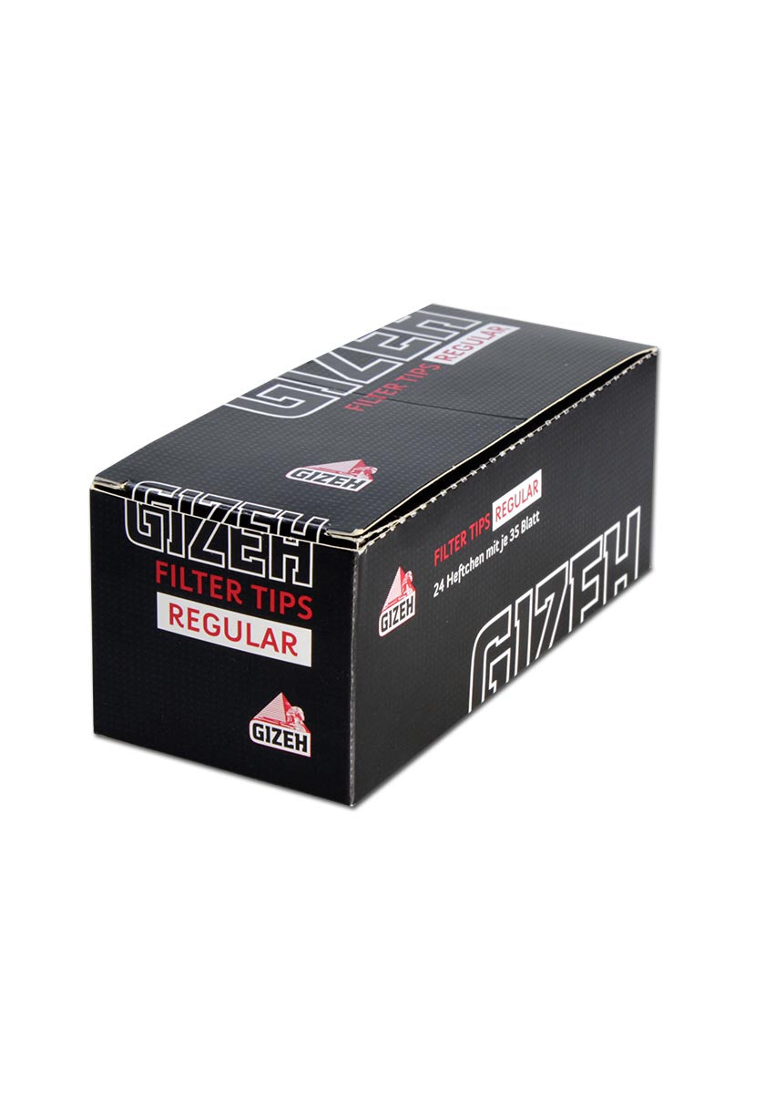 GIZEH BLACK Filter Tips Regular