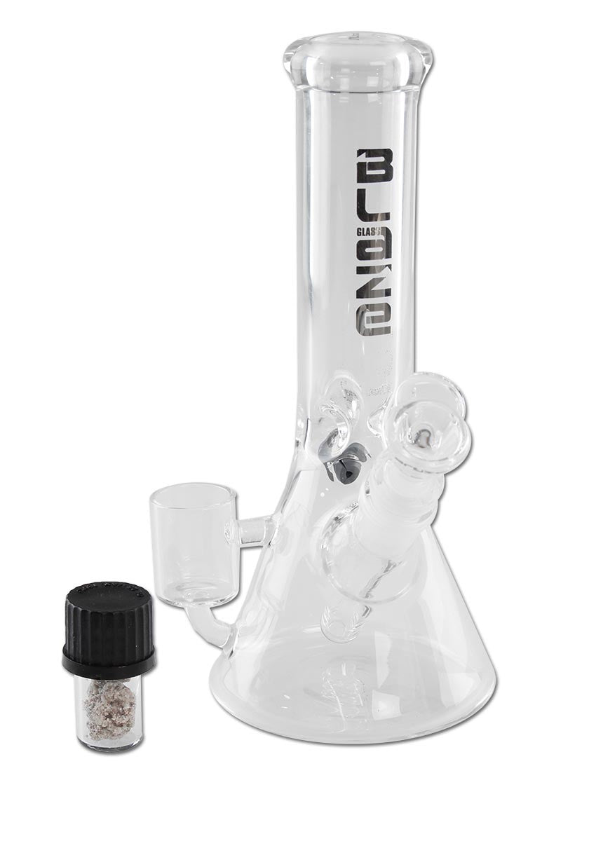 BLAZE piston bong Ice with lid