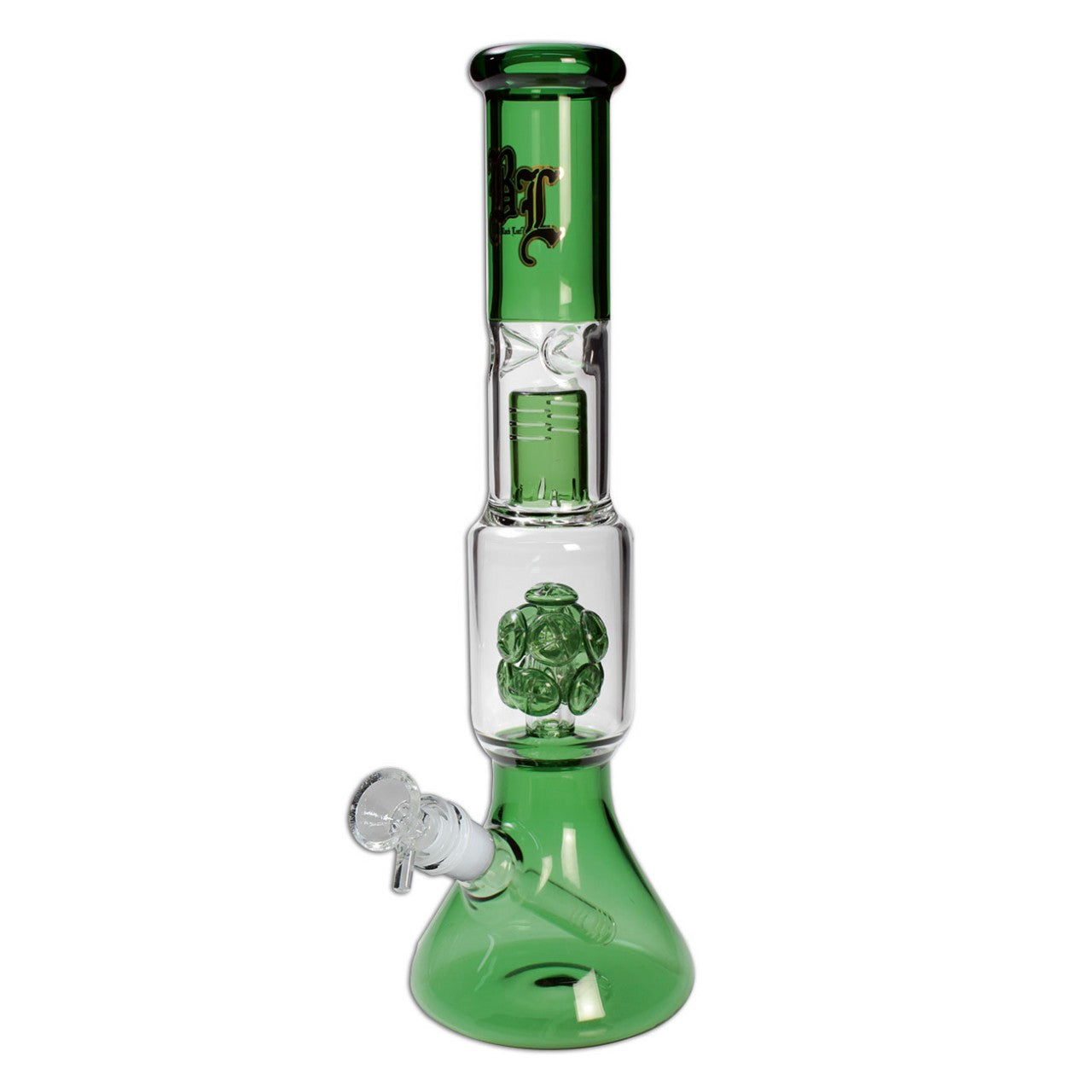 BL Glasbong Multi-Level-Bong Perkolator Ice grün