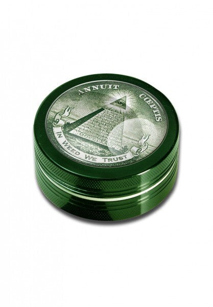 Black Leaf Grinder In Weed We Trust 2-tlg.