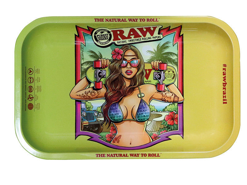 RAW Rolling Tray Brazil - Limited Edition