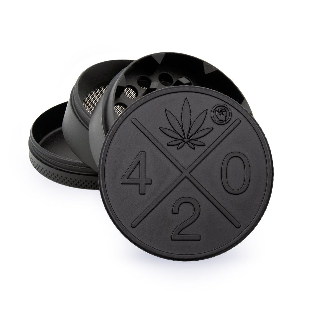 Metall-Grinder 420 Black 4-tlg.