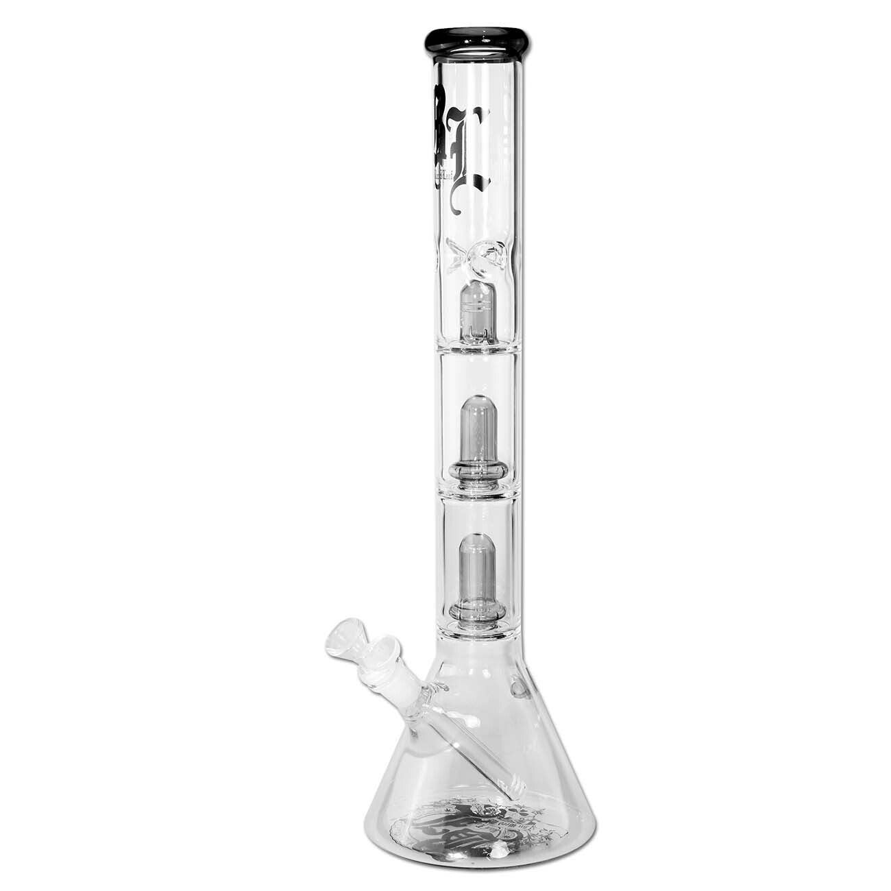 Black Leaf Beaker Icebong 2x Ufopercolator Grey/Titanium