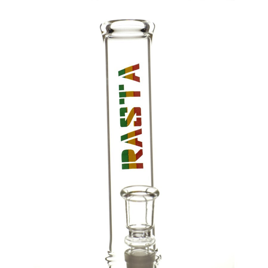 Rasta Glasbong Oval mit Zylinder