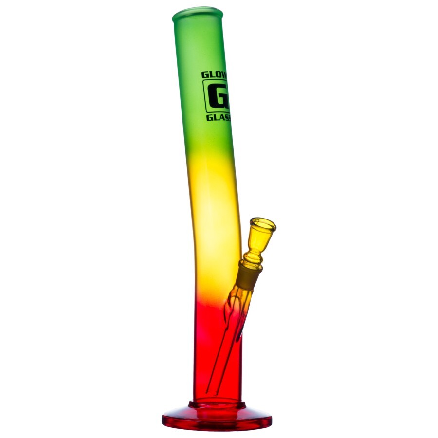 Glasbong Rasta Design gebogen