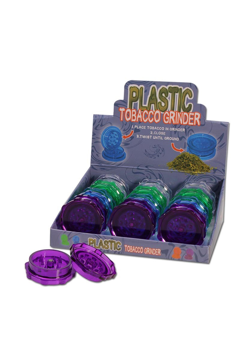 Grinder 2tlg. Plastik gem. Farben