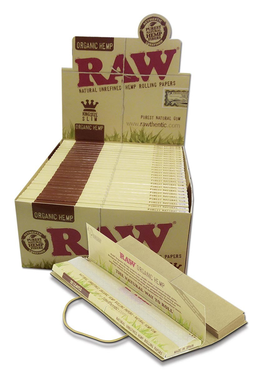 RAW Organic Hemp Connoisseur Papers KSS mit Tips