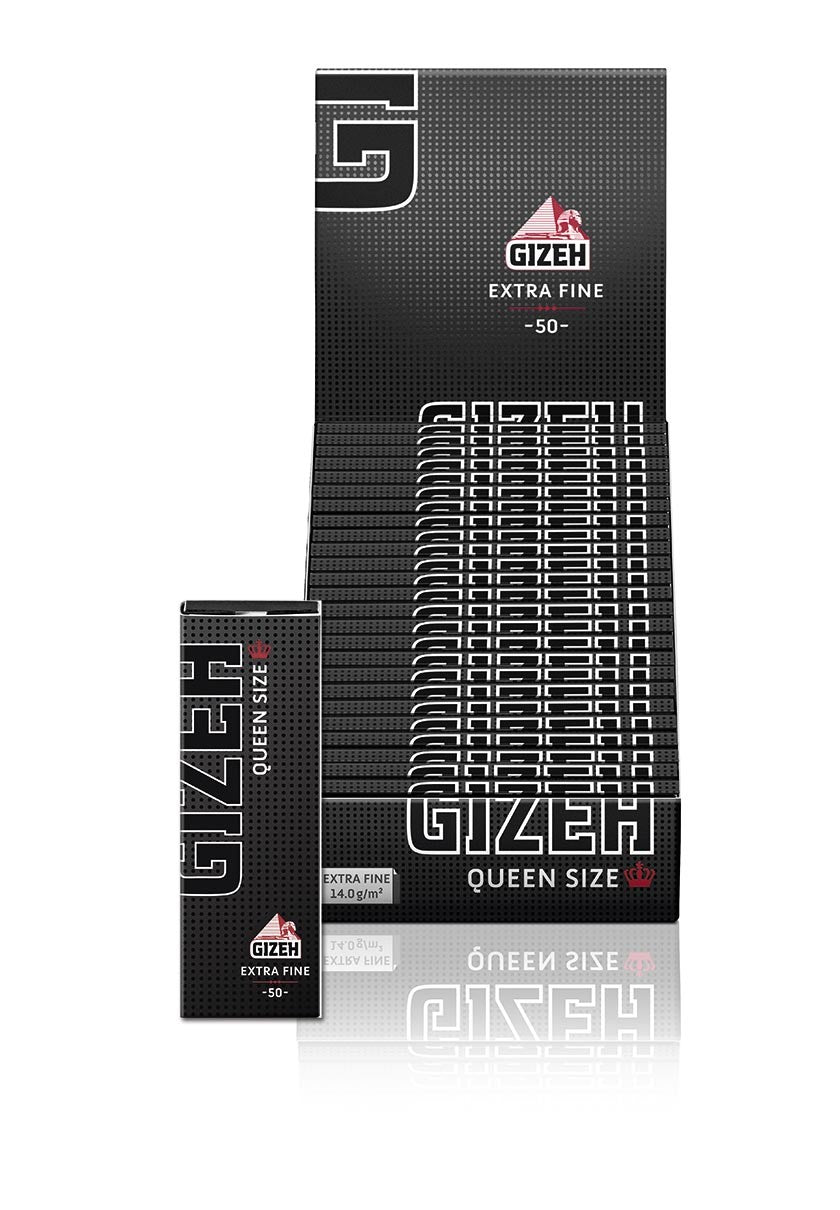 GIZEH BLACK Papers Queen Size Extra Fine