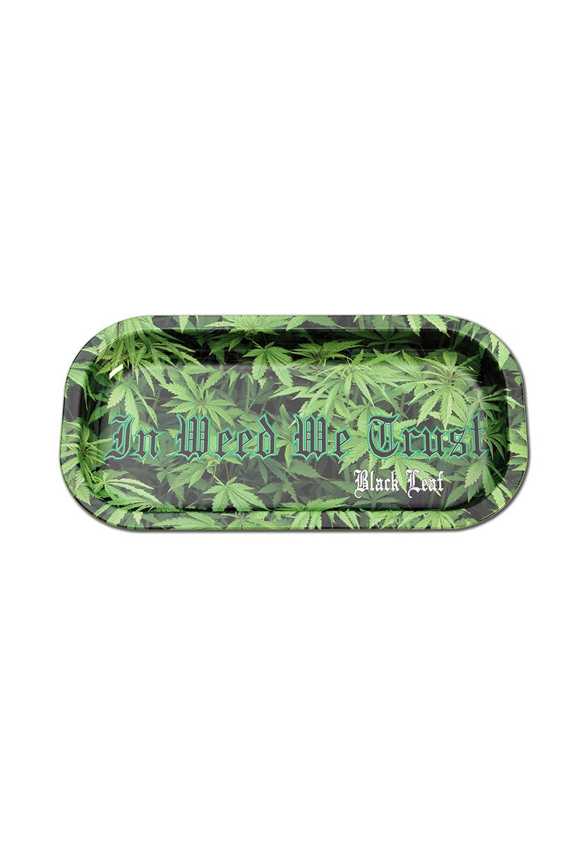 Black Leaf In Weed We Trust Camo Mixing Tray