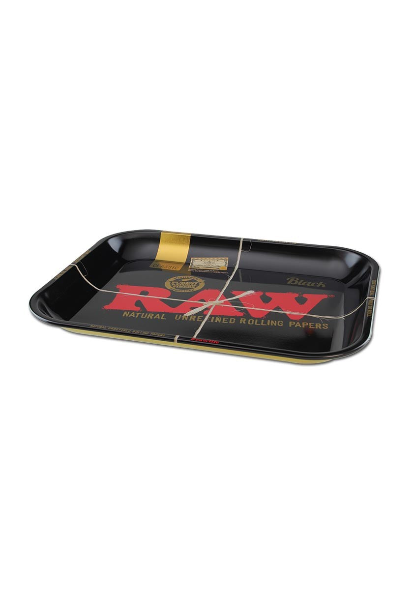 RAW Metal Rolling Tray L schwarz