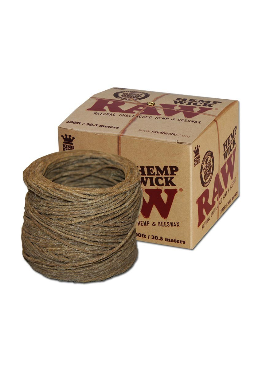 RAW Hemp Wick fuse in a ball