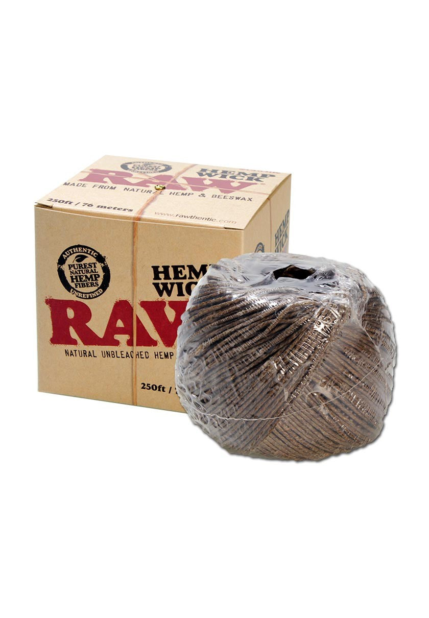 RAW Hemp Wick Zündschnur im Knäuel