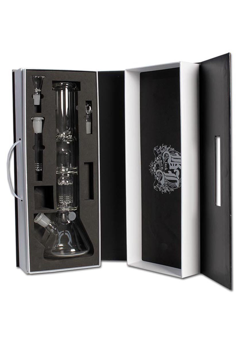 Black Leaf Suitcase Bong Ice Tree Perko Herbs/Oil