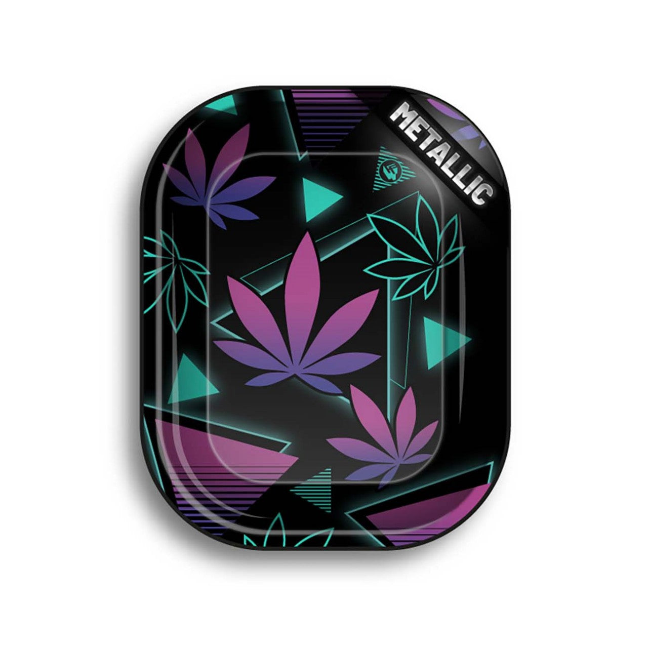 Rolling Tray LEAVES 37 2/4 Metallic