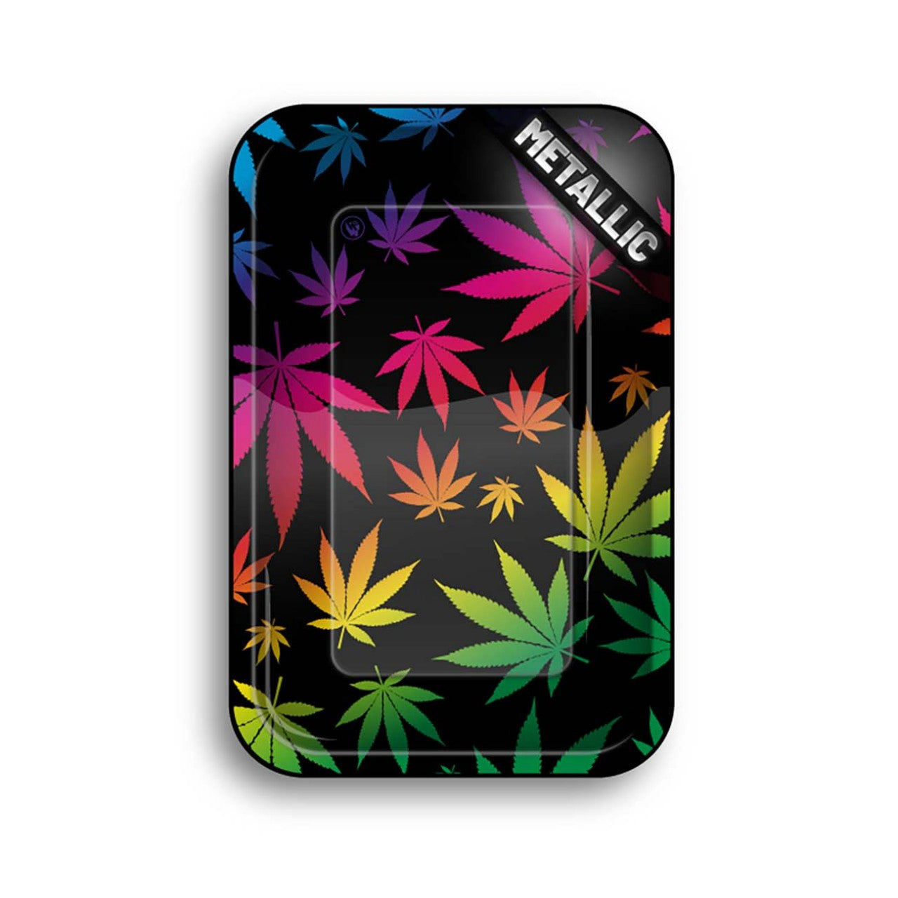 Rolling Tray LEAVES GRADIENT Metallic